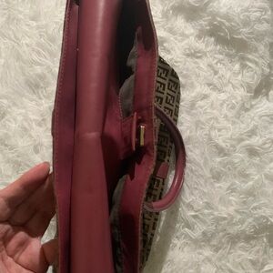 Fendi purse with pink detail
